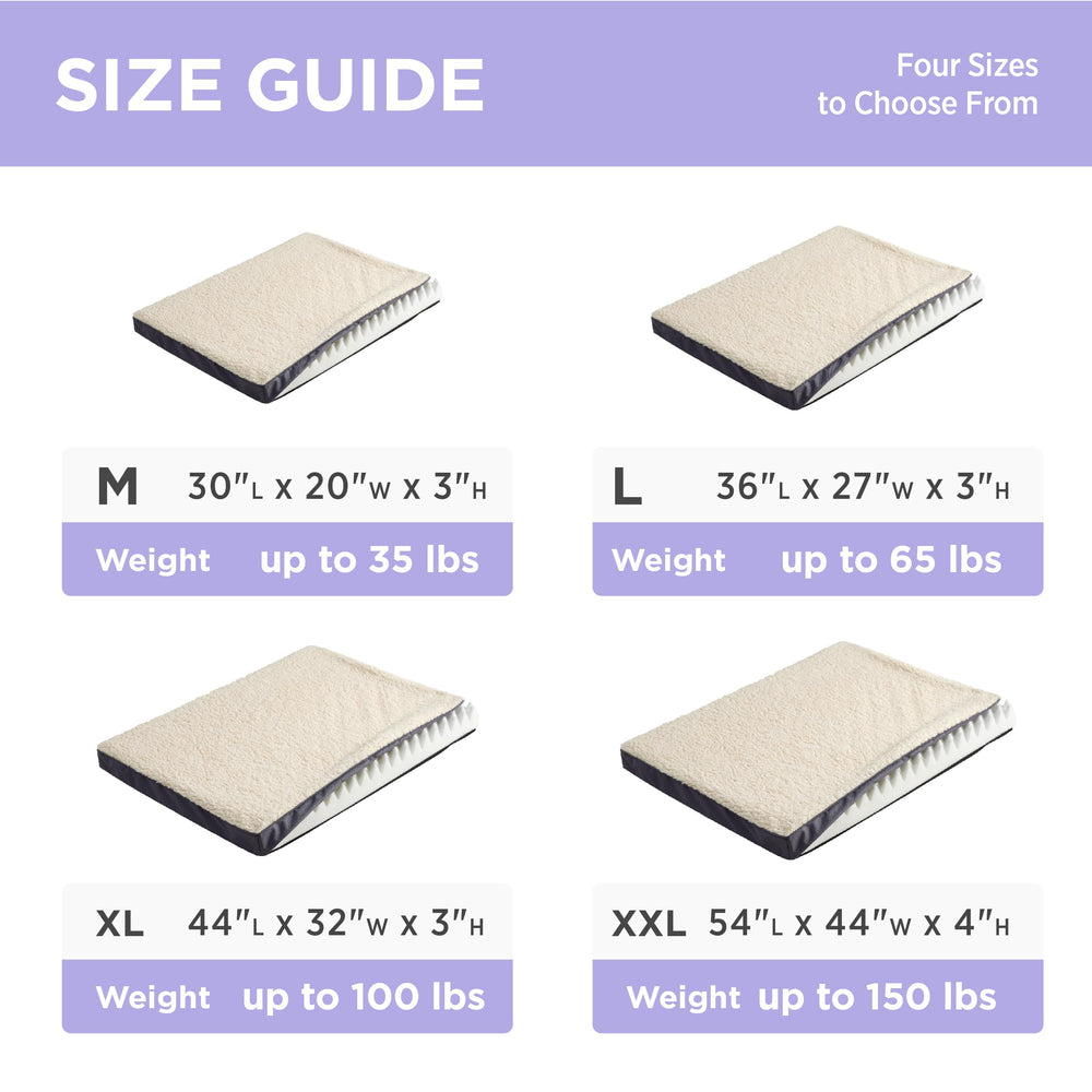 LE SURE XXL grey cover blends with any dog bed decor
