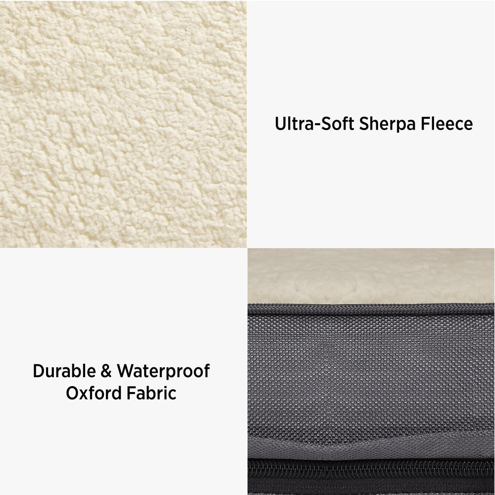 LE SURE XXL zipper close-up, easy access for foam replacement