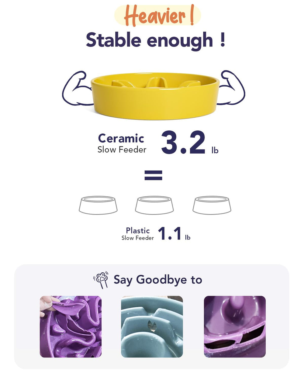 LE TAUCI ceramic bowl is easy to clean and dishwasher safe