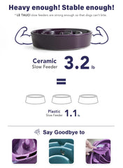 LE TAUCI easy-clean ceramic surface for quick after-meal care