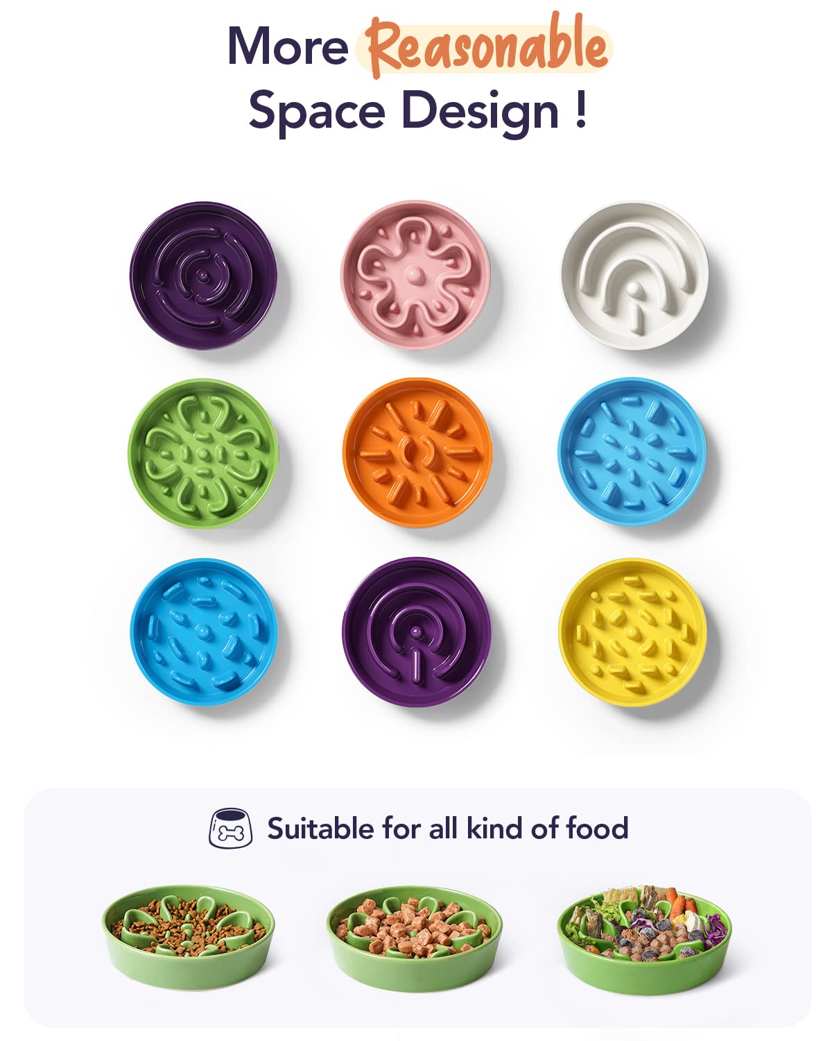 LE TAUCI microwave-safe ceramic bowl heats dog meals safely at home.
