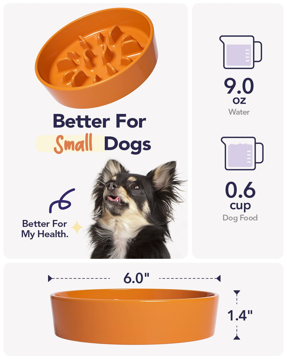 LE TAUCI small-breed microwave-safe dish for quick reheating.