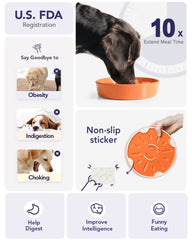 LE TAUCI non-slip base keeps the bowl steady during meals.
