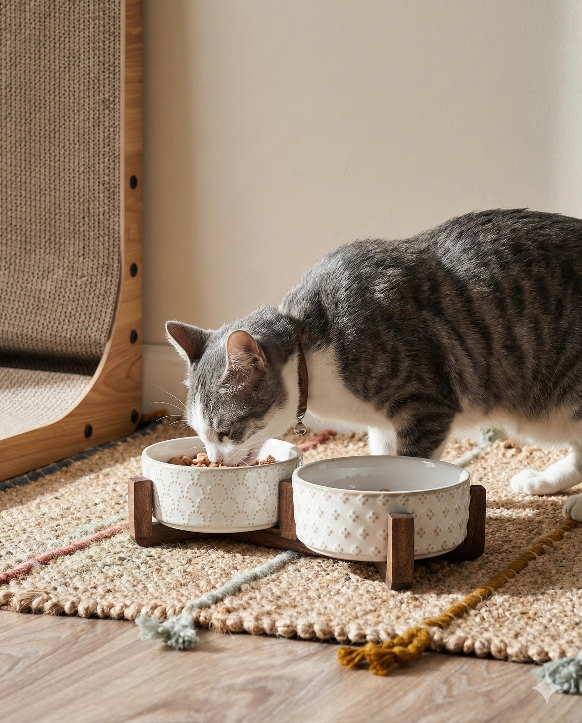LE TAUCI odorless ceramic construction supports hygienic feeding.
