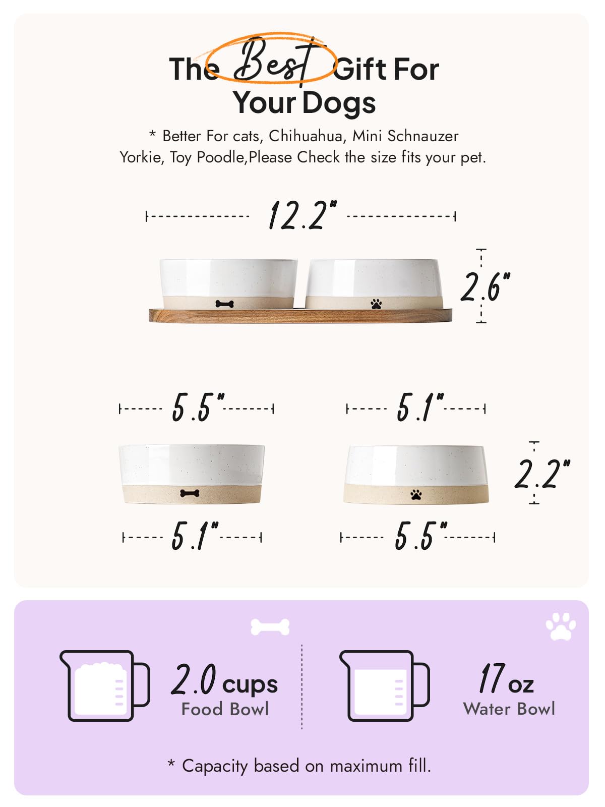 LE TAUCI PET acacia wood tray highlights farmhouse style.