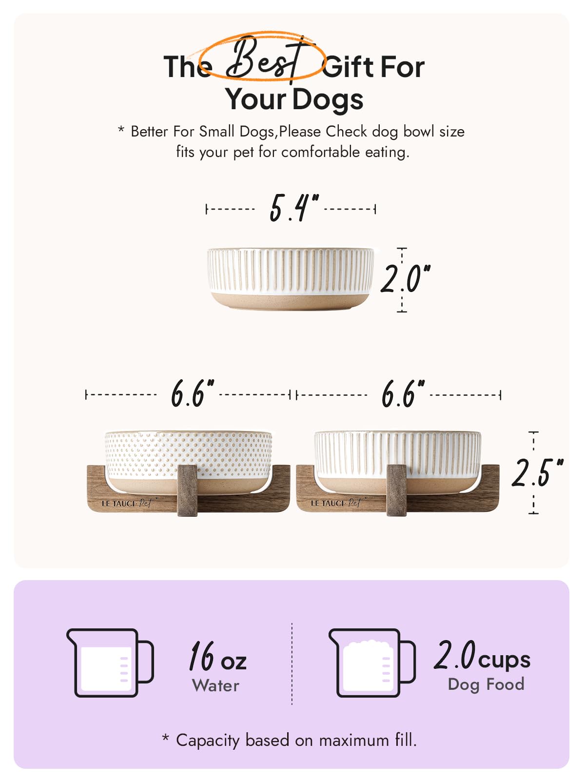 LE TAUCI PET non-slip pads prevent sliding during meals
