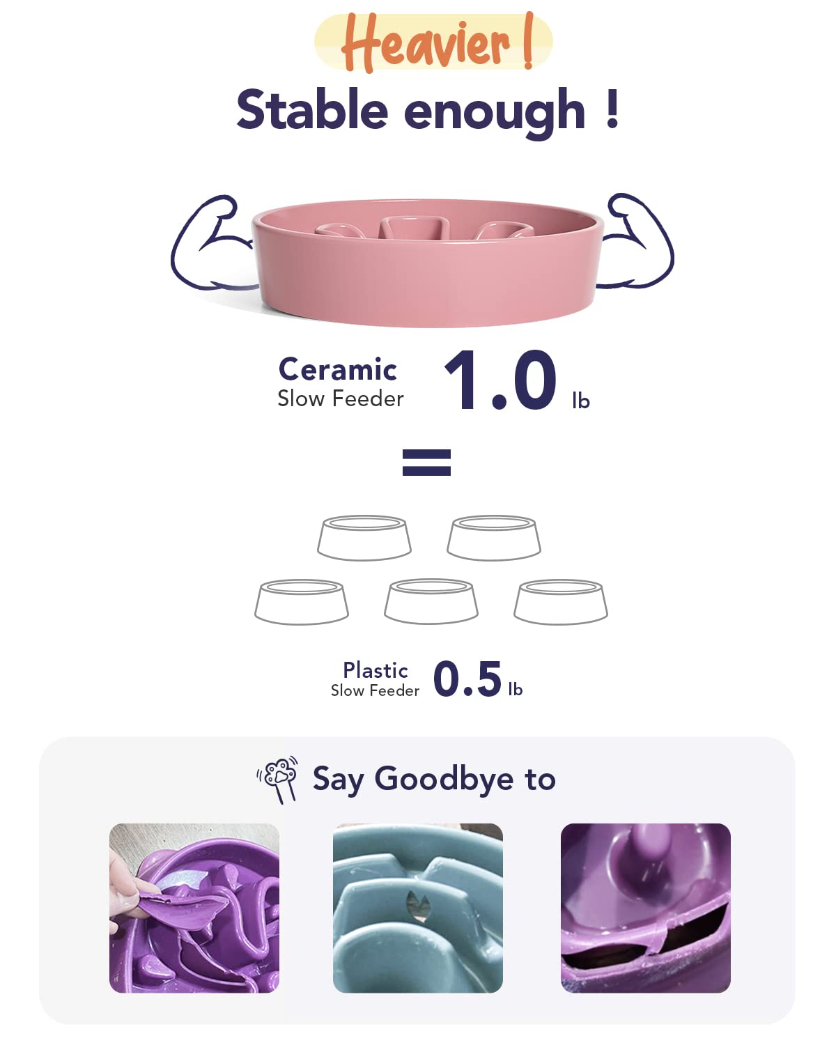 LE TAUCI Pink Bloom bowl suitable for cats and small dogs at feeding time.