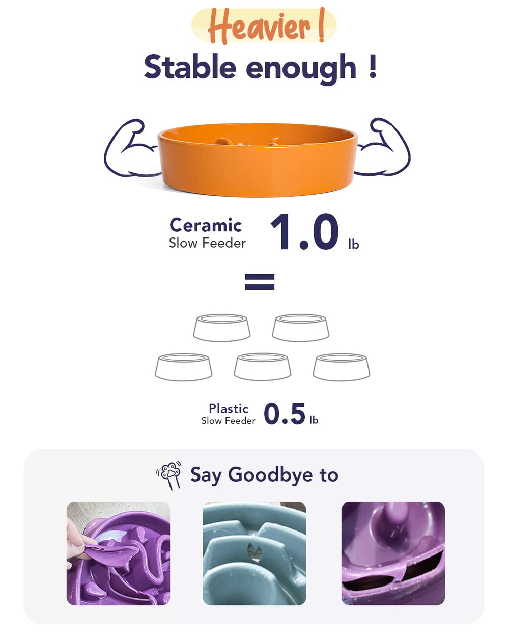 LE TAUCI puzzle-style bowl encourages slower, interactive meals for dogs.