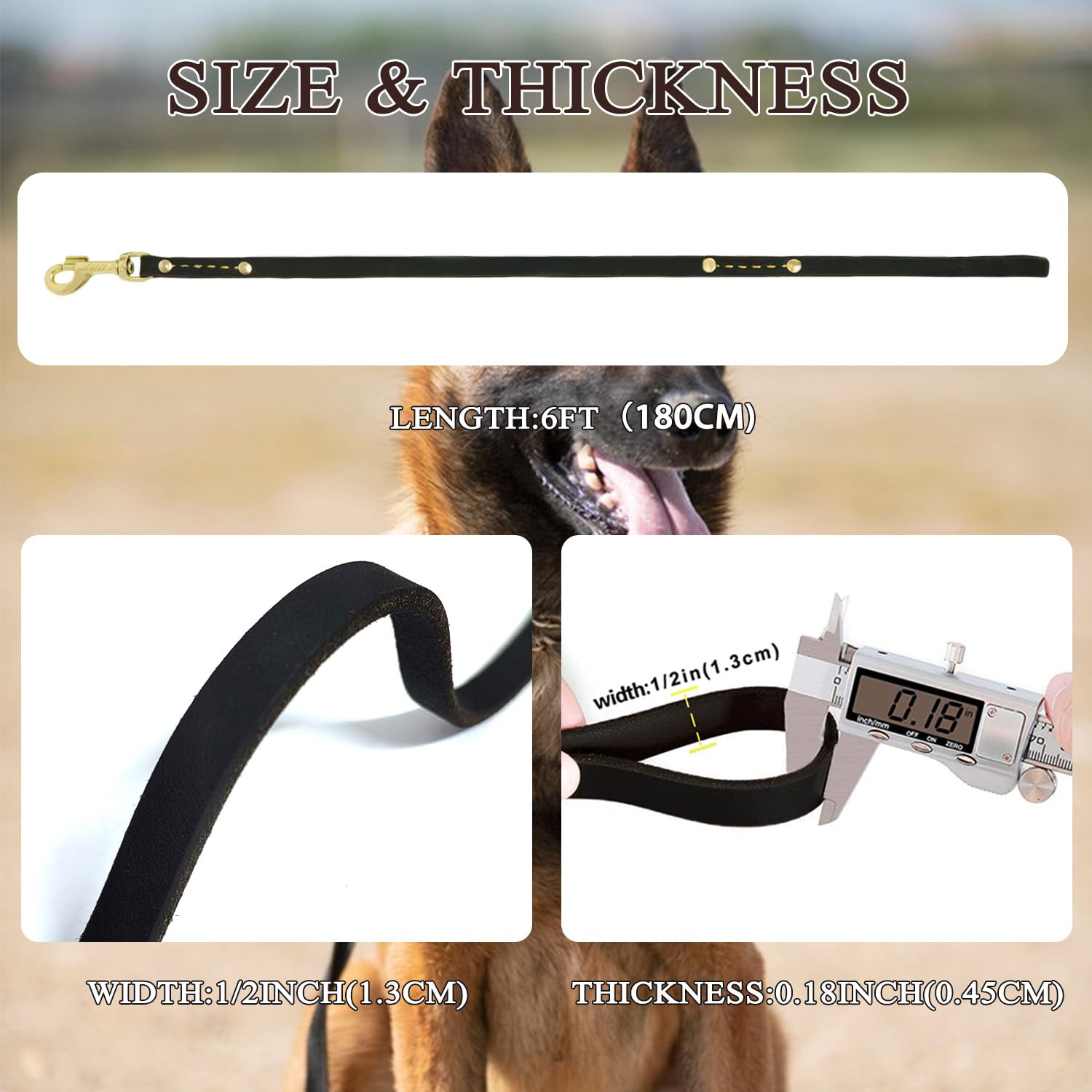 Leadfar soft-handle leash close-up emphasizing comfortable grip during use