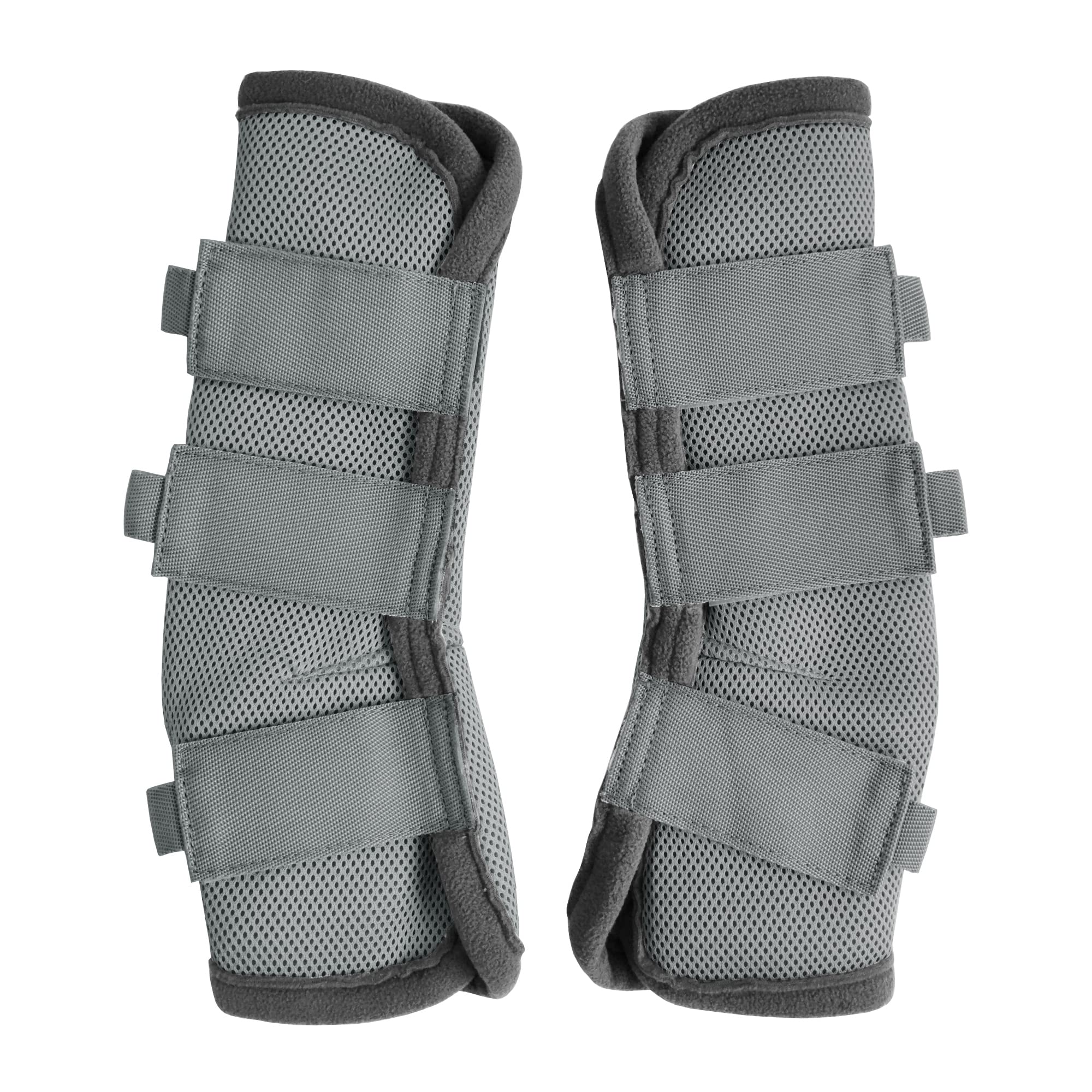 LEAFOREST Horse Fly Boots on front right leg with secure fit.