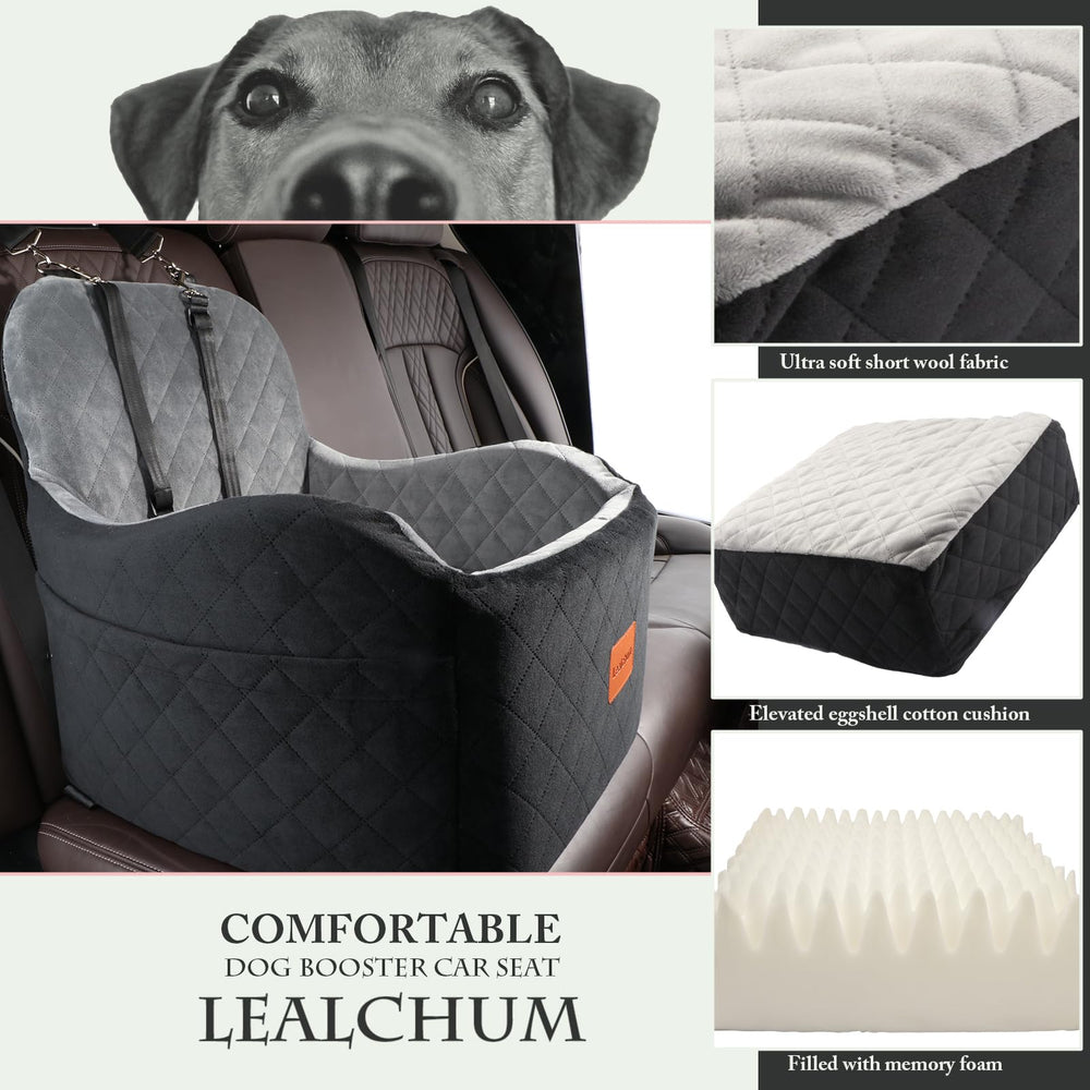 Lealchum anti-slip base keeps the seat stable on car floors.