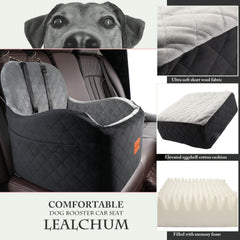 Lealchum anti-slip base keeps the seat stable on car floors.