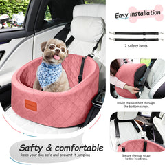 Lealchum detachable washable cover in pink makes cleaning easy and fast.