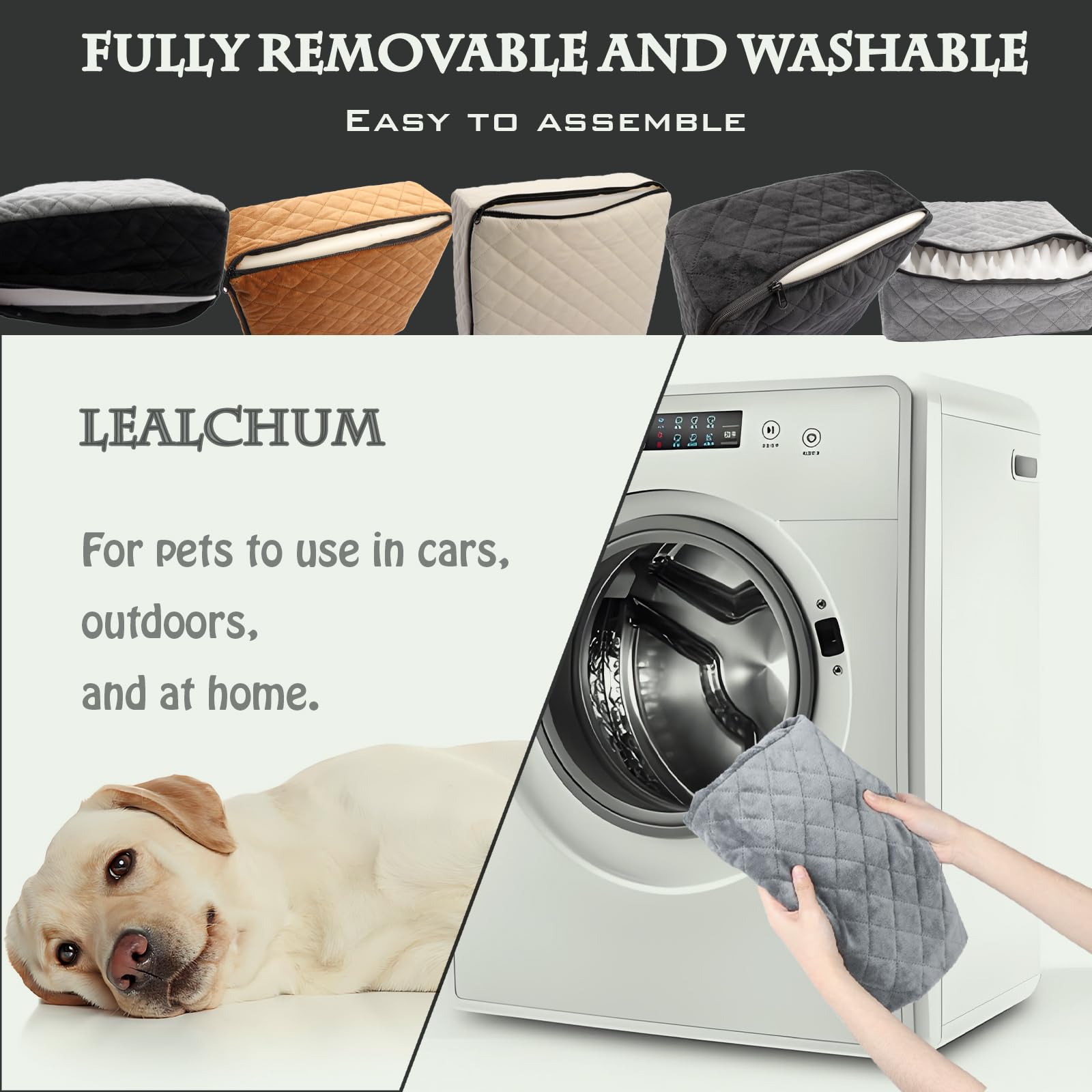 Lealchum detachable cover and easy-clean design in use