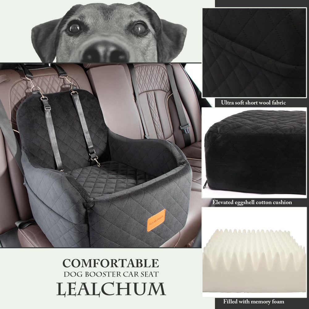 Lealchum memory foam pad detail for comfy dog seating