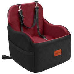 Lealchum Dog Booster Car Seat for small and medium dogs provides secure travel and comfort.