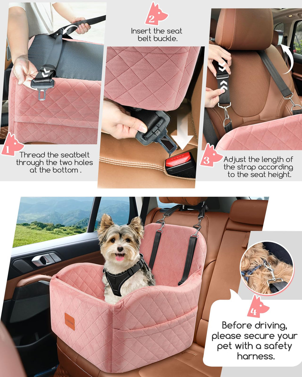 Lealchum memory foam bottom padding offers cushioned support