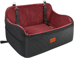 Lealchum dog car seat with arc design supports medium to large dogs on road trips