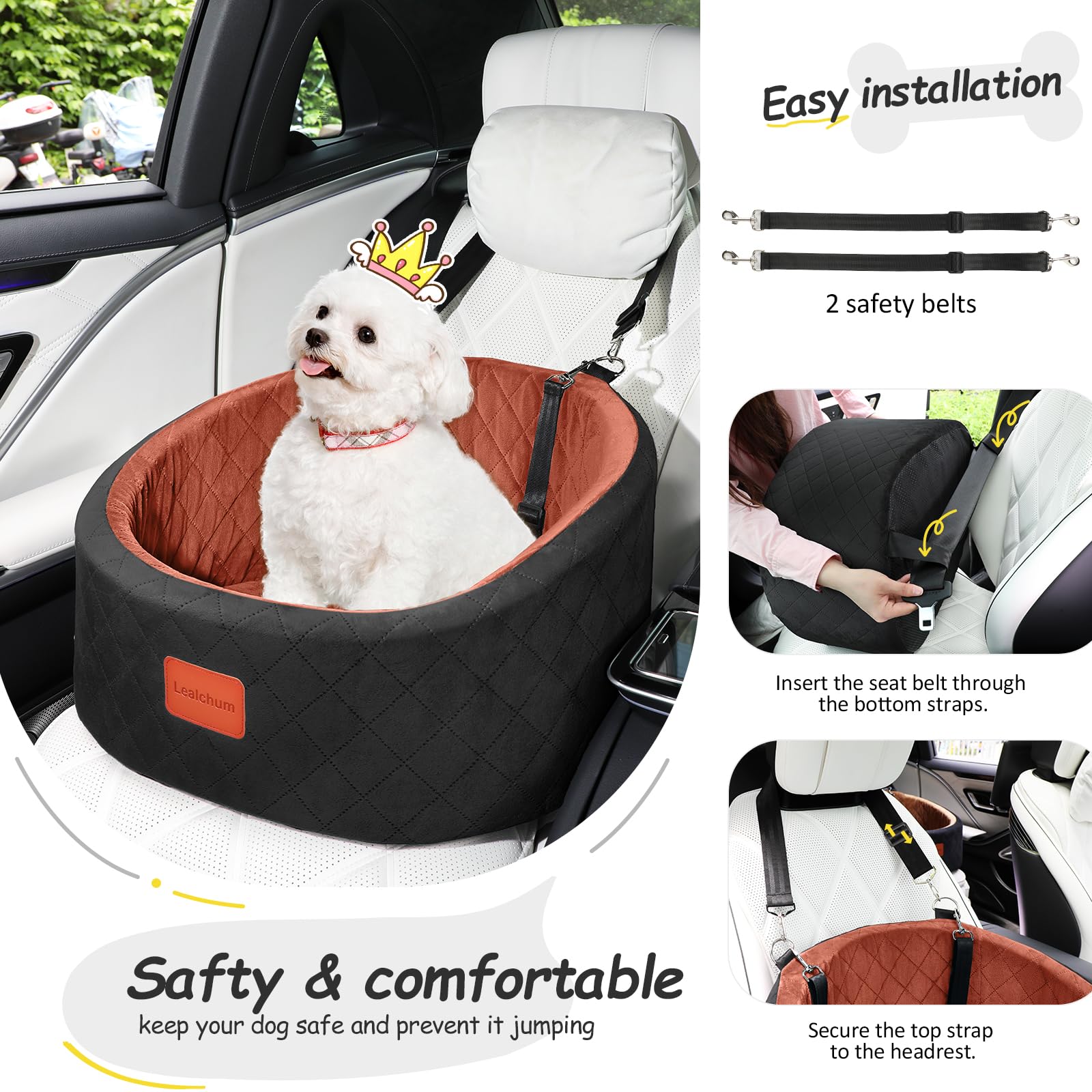 Lealchum detachable cover simplifies cleaning for busy owners.