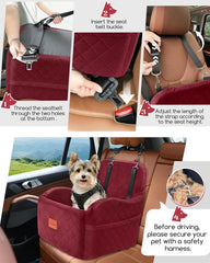 Lealchum car seat detachable cover simplifies cleaning after travel.