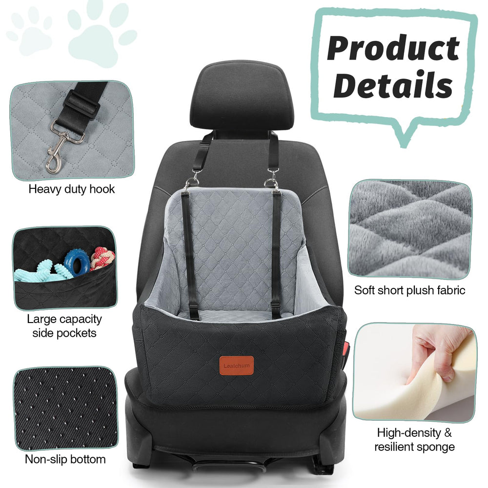 Lealchum memory foam car seat provides supportive comfort on the go