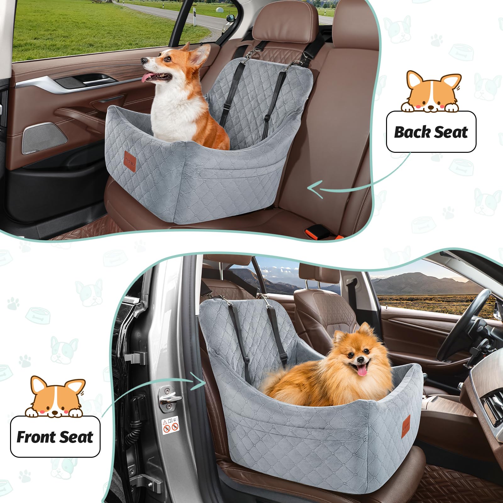 Lealchum removable washable cover simplifies post-trip cleanup.