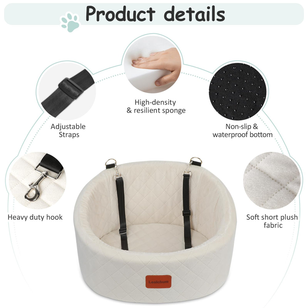 Lealchum car seat includes two safety leashes for secure travel