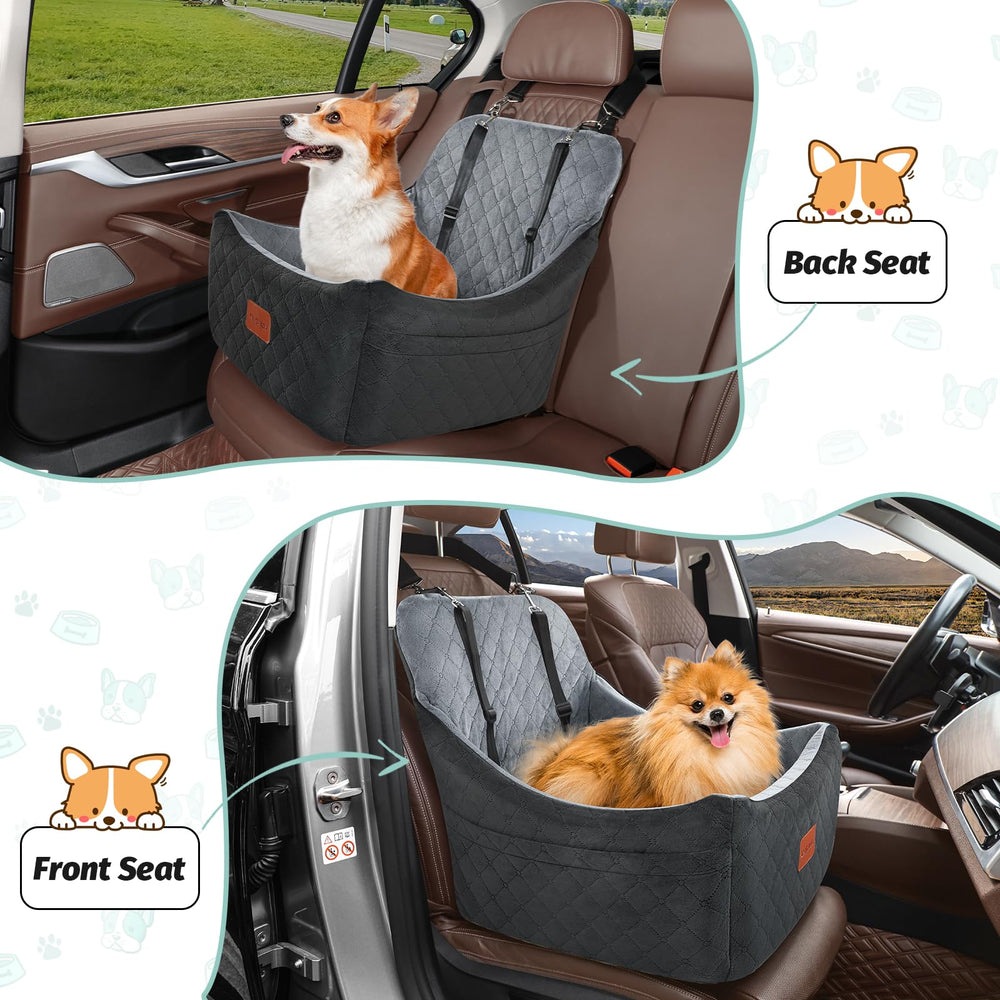 Lealchum seat includes two safety leashes for extra restraint
