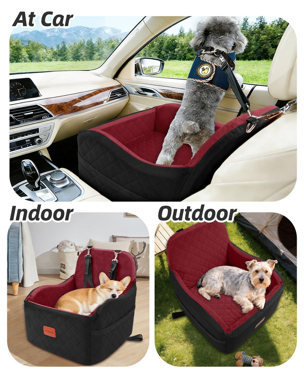 Lealchum easy-install three-step setup makes car seat installation quick and painless.