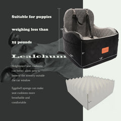 Lealchum elevated cushion 6in supports comfort and better visibility during rides.
