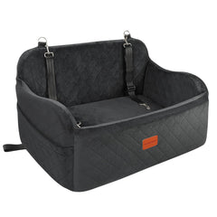 Lealchum large dog car seat with memory foam cushion for long rides
