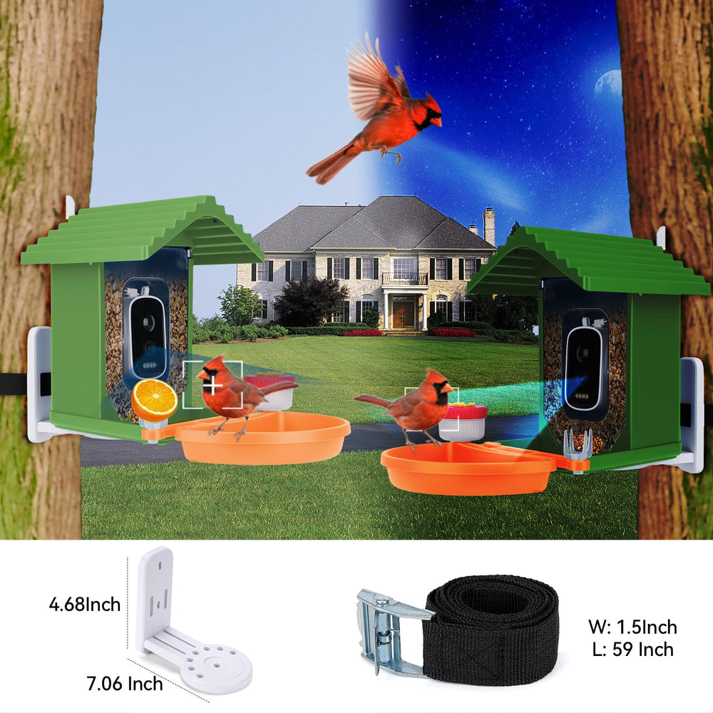 Leapbird Squirrel-proof Connection Cable ensures rodents cannot disturb the feeder.