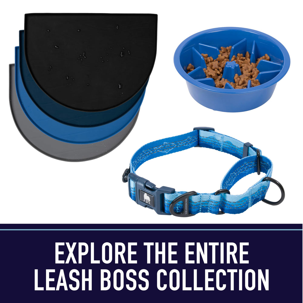 Leash Boss black-red-grey leash in versatile style