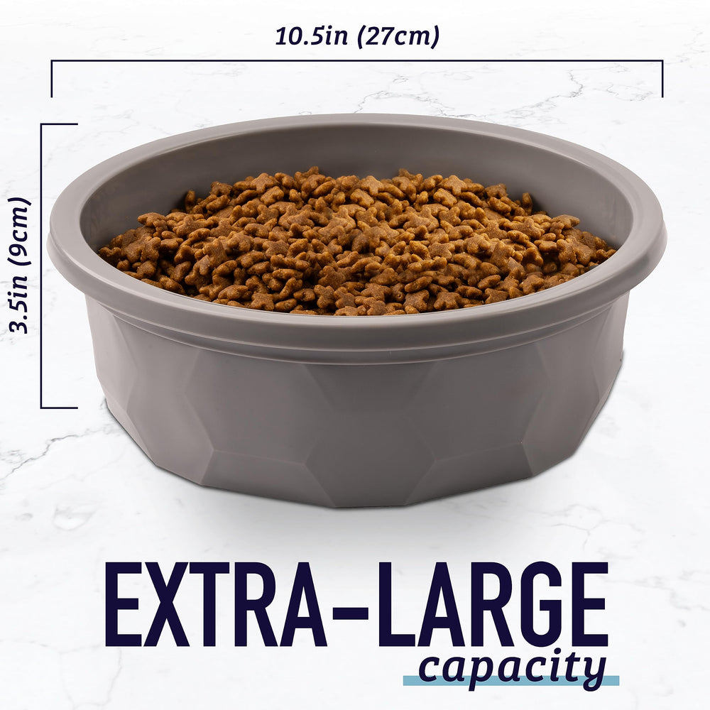 Leash Boss XL dishwasher-safe bowl for quick post-meal cleanup.