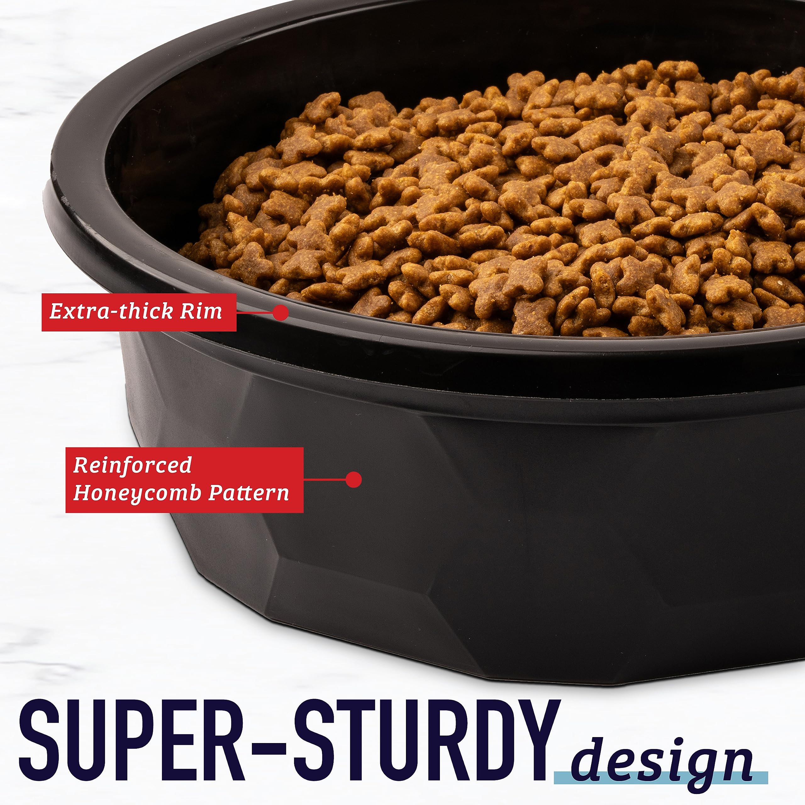 Leash Boss XL large-capacity bowl reduces refills during long outings.