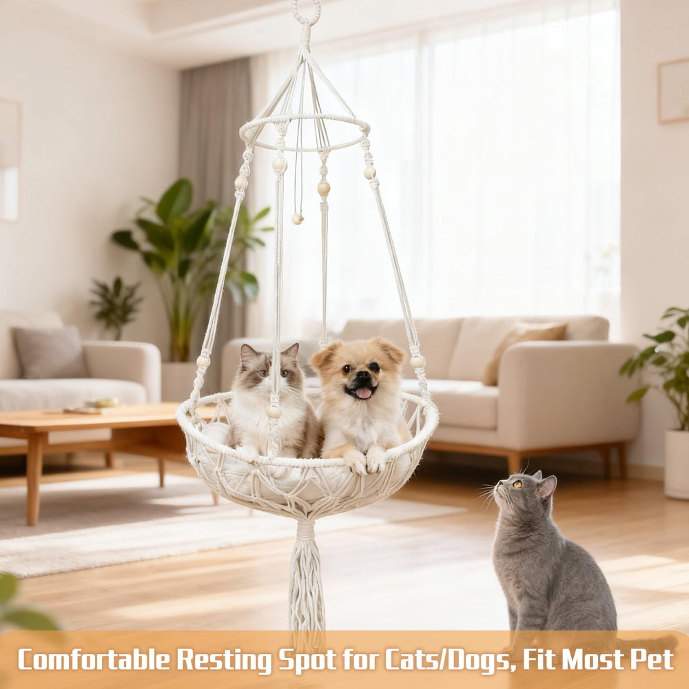 Leashelllinco cat hammock 40x120 size option for larger cats.
