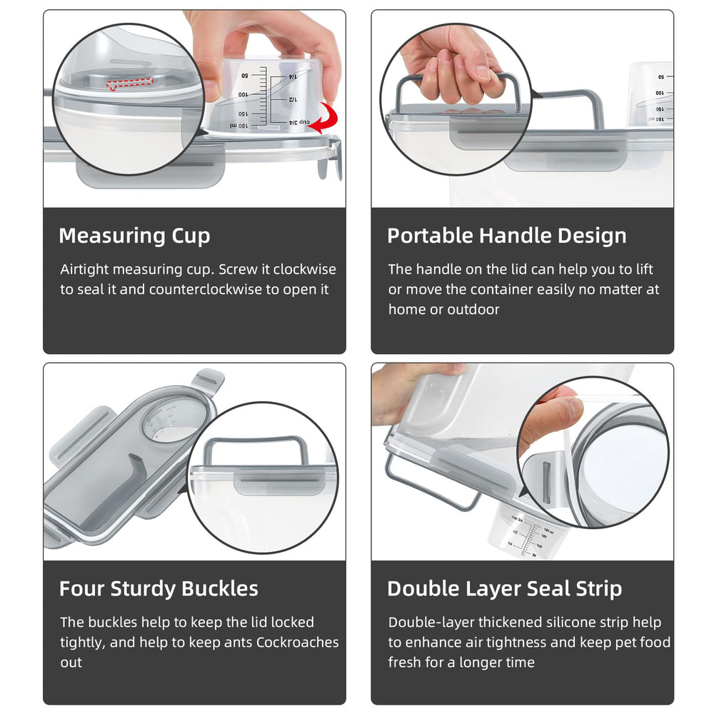 LEAWALK includes measuring cup for accurate portioning.