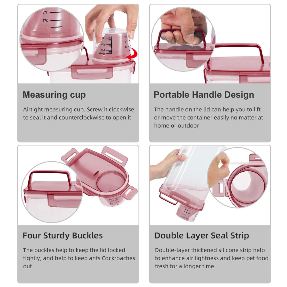 LEAWALK transparent barrel shows contents at a glance for planning