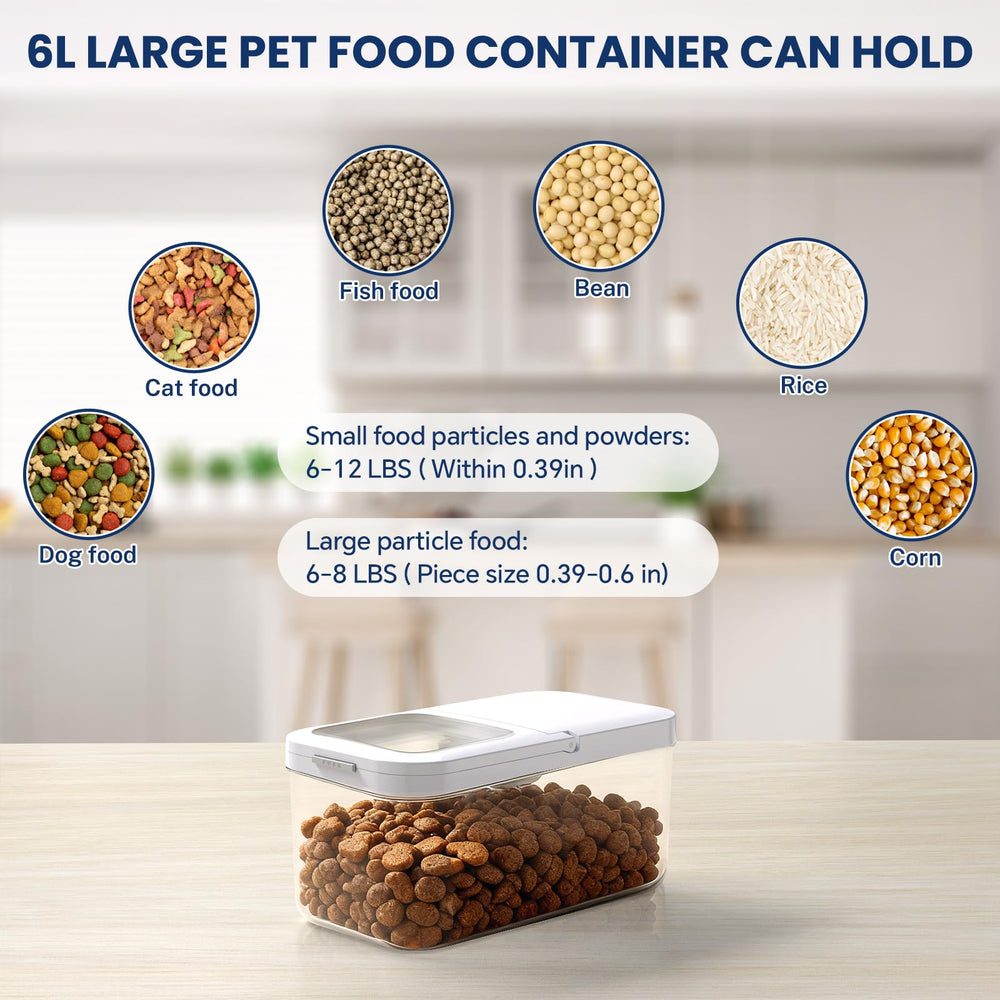 LEAWALK BPA-free PET storage container for safe dry-food storage