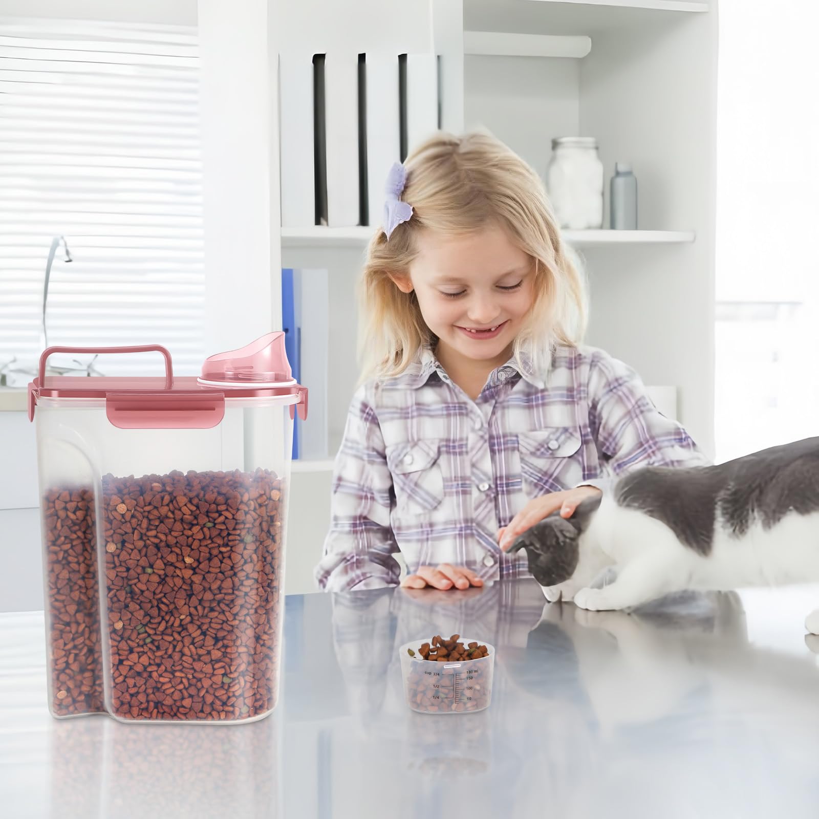 Durable BPA-free container designed for indoor or outdoor use