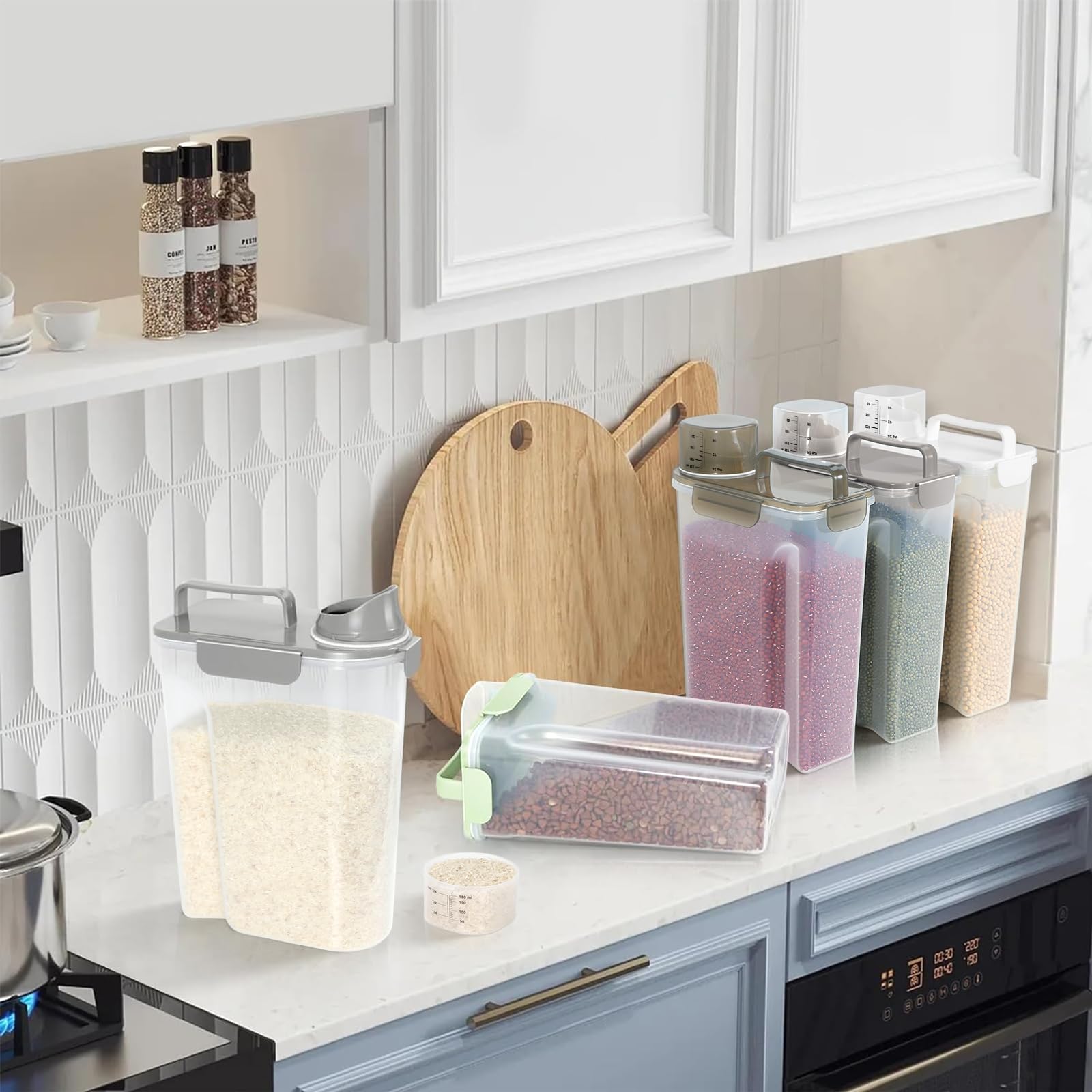 LEAWALK compact space-saving design fits pantry shelves