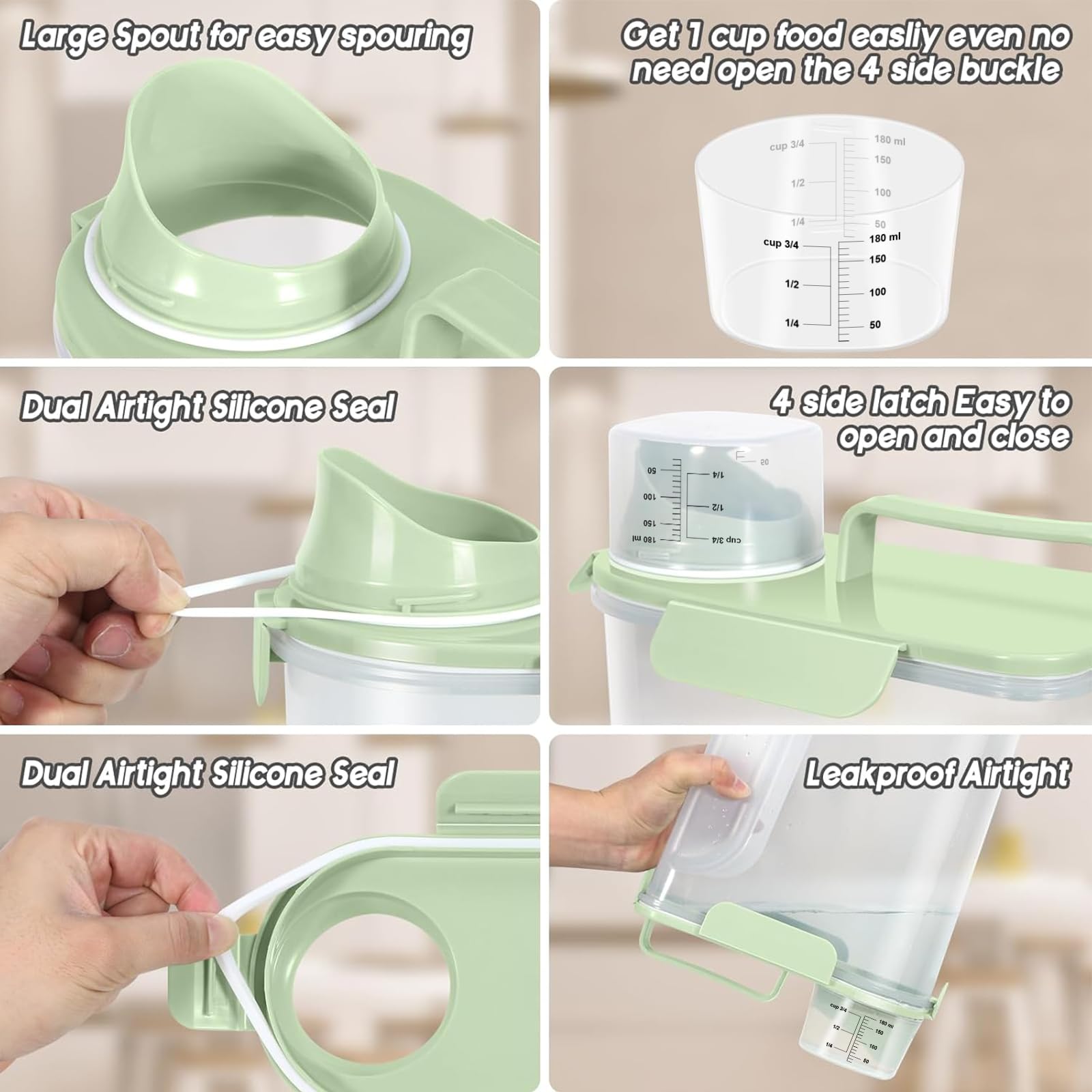 LEAWALK dishwasher-safe design simplifies cleaning after meals.