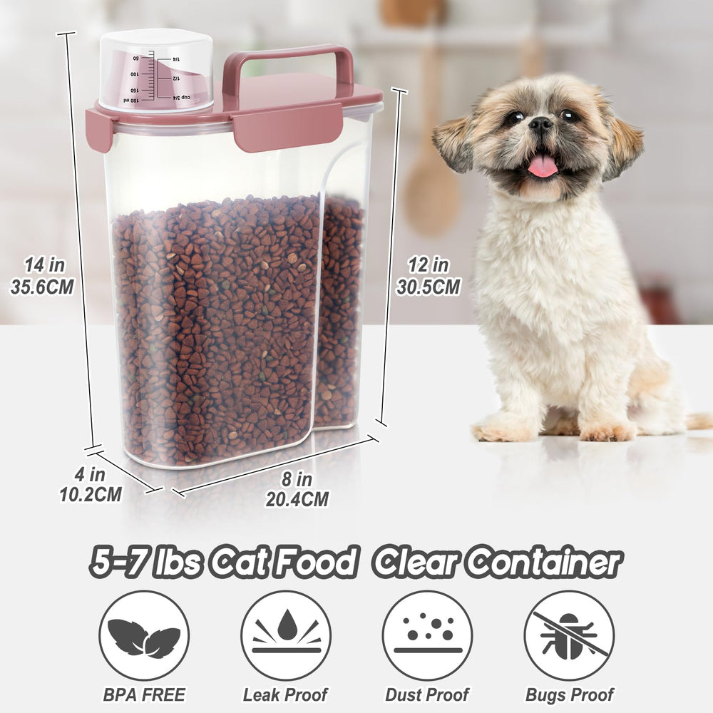 LEAWALK durable dishwasher-safe plastic container for pantry storage