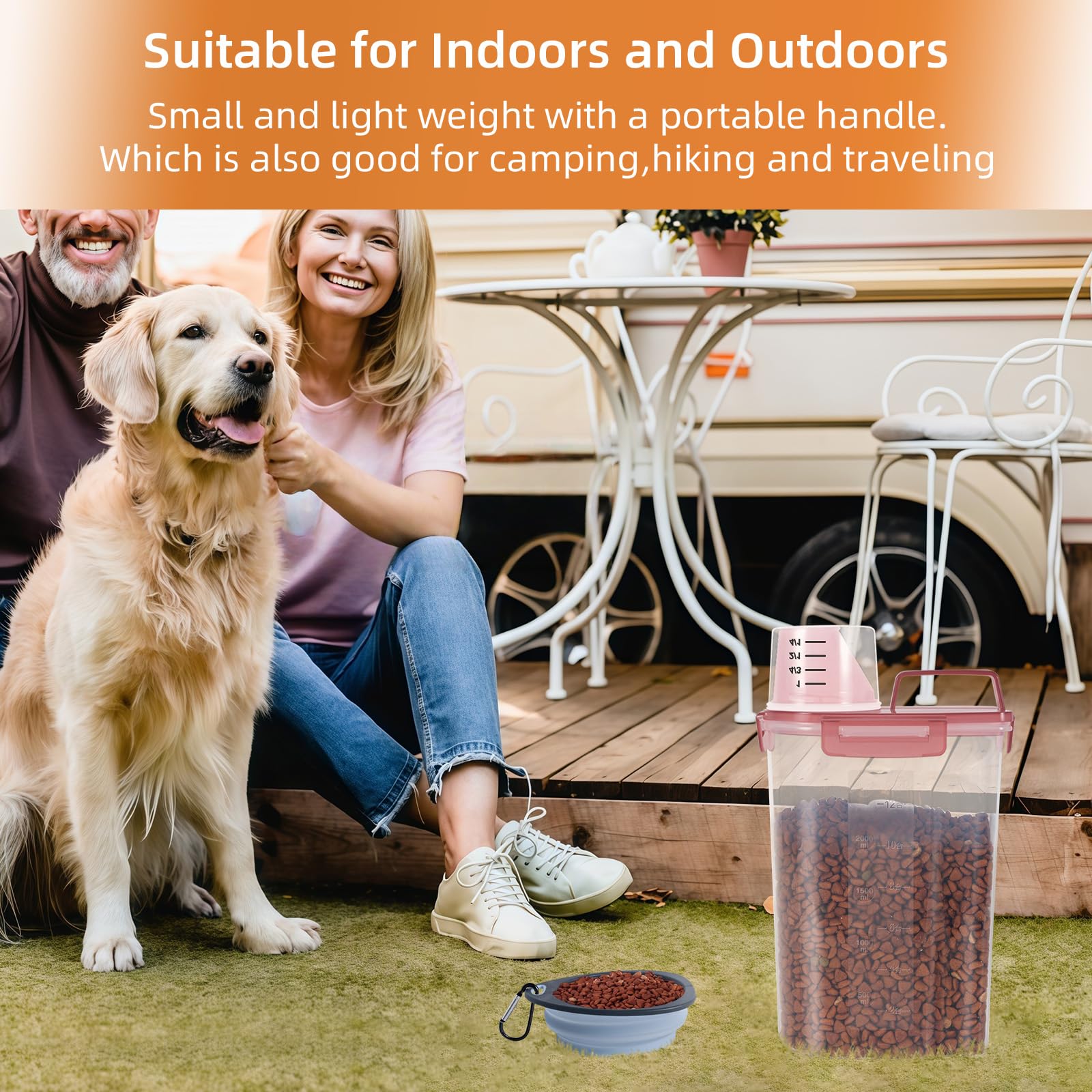 LEAWALK collapsible pet bowl adds travel convenience