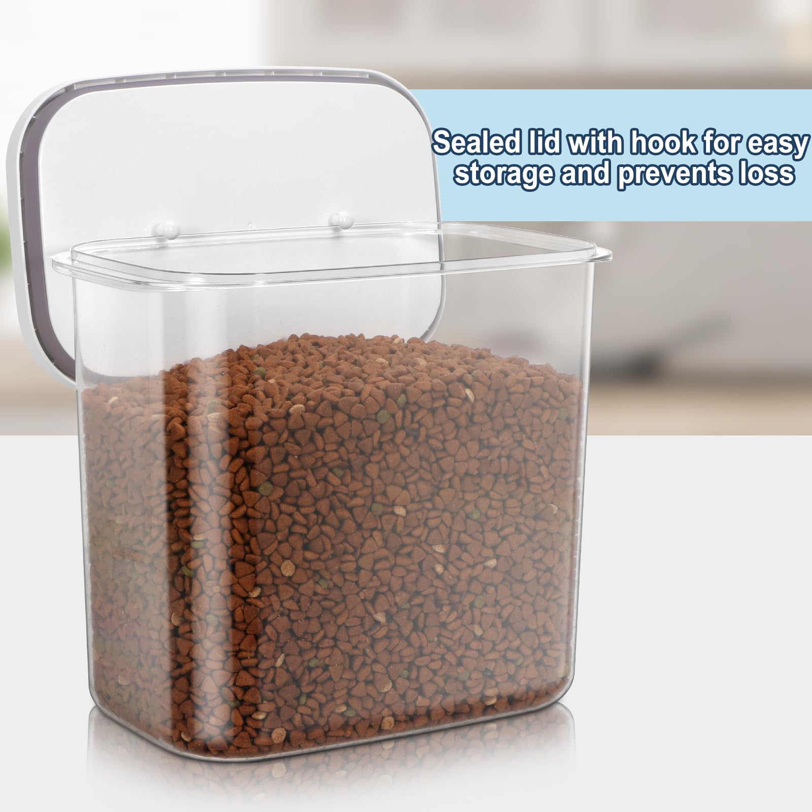  sponge cleaning brush included with LEAWALK storage container for quick cleaning.