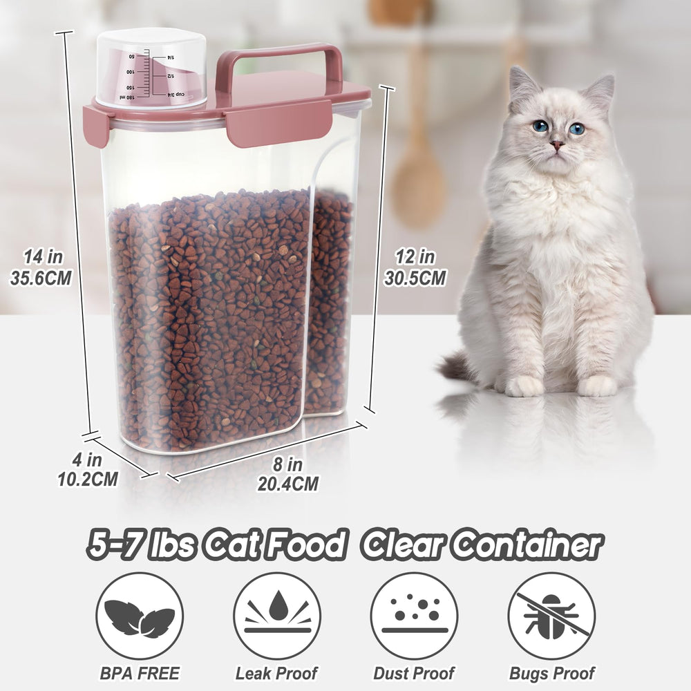 LEAWALK upgraded large nozzle enables mess-free pouring of dry food.