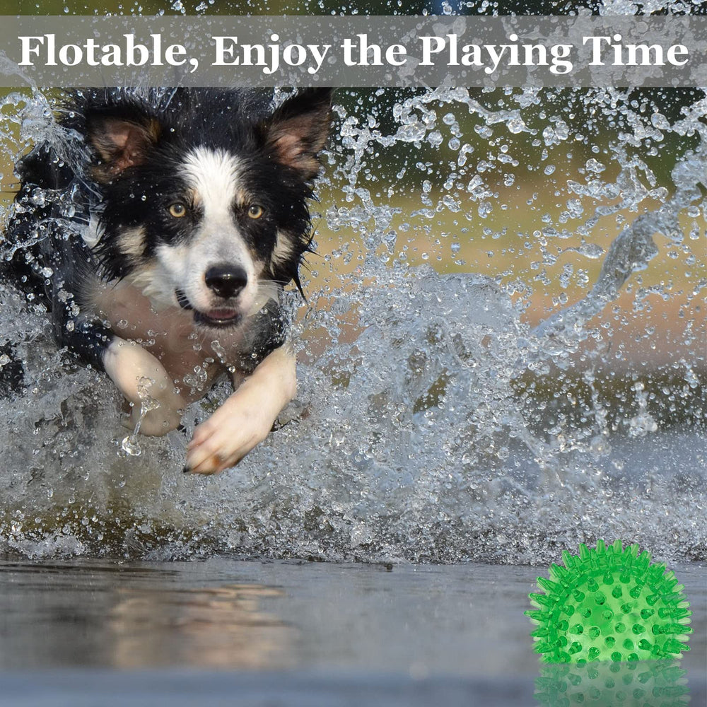 LECHONG 12pack squeaky ball ideal for fetch and supervised chew sessions.