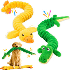 LECHONG alligator 40-inch dog toy for large dogs, durable for long tug sessions.