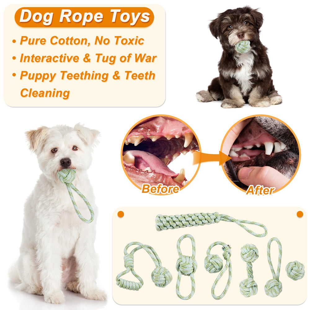LECHONG rubber chew toys for gentle teething and bite play.