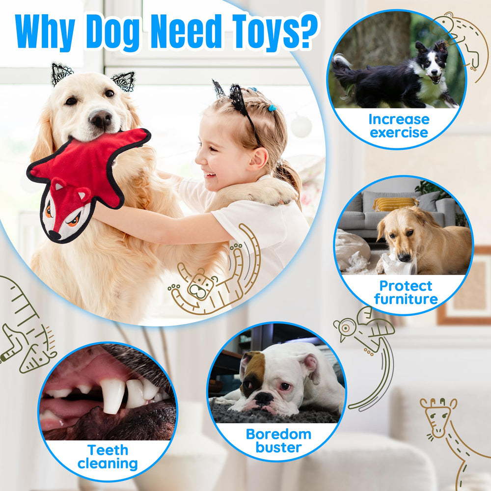LECHONG glow-eyes dog toy glows at night for easy nighttime retrieval.